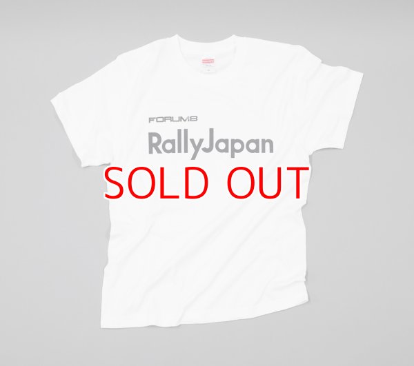 画像1: ラリージャパンロゴTシャツ（ホワイト） (1)
