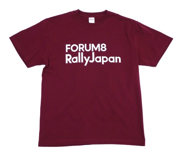 画像1: 26ラリージャパンロゴTシャツ　バーガンディ (1)