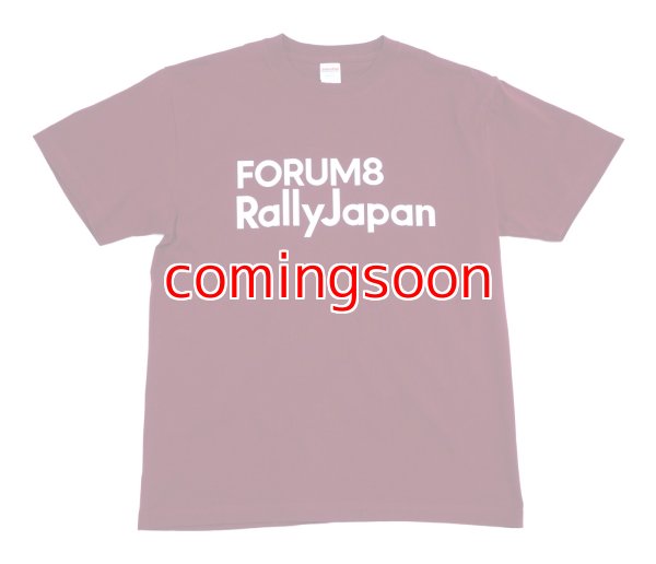 画像1: 2026ラリージャパンロゴTシャツ　バーガンディ (1)