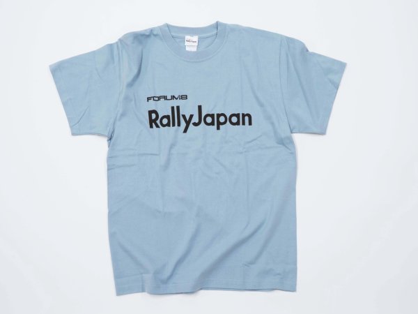 画像2: ラリージャパンロゴTシャツ アシッドブルー (2)