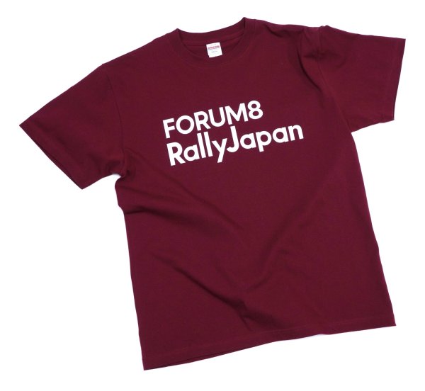 画像2: 26ラリージャパンロゴTシャツ　バーガンディ (2)