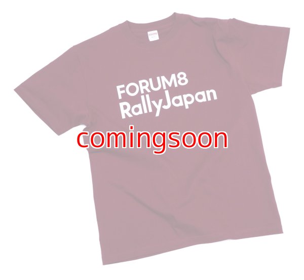 画像2: 2026ラリージャパンロゴTシャツ　バーガンディ (2)