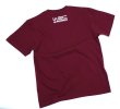 画像4: 2026ラリージャパンロゴTシャツ　バーガンディ (4)