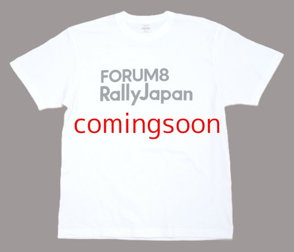 画像1: 2026ラリージャパンロゴTシャツ ホワイト (1)